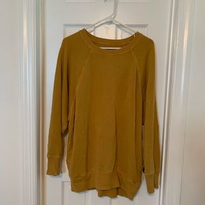 NWOT Yellow Aerie Crewneck Sweatshirt